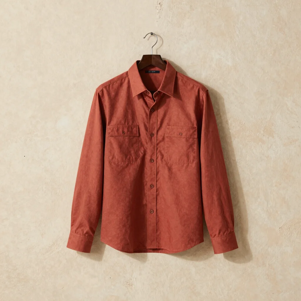 Terracotta Cotton Overshirt